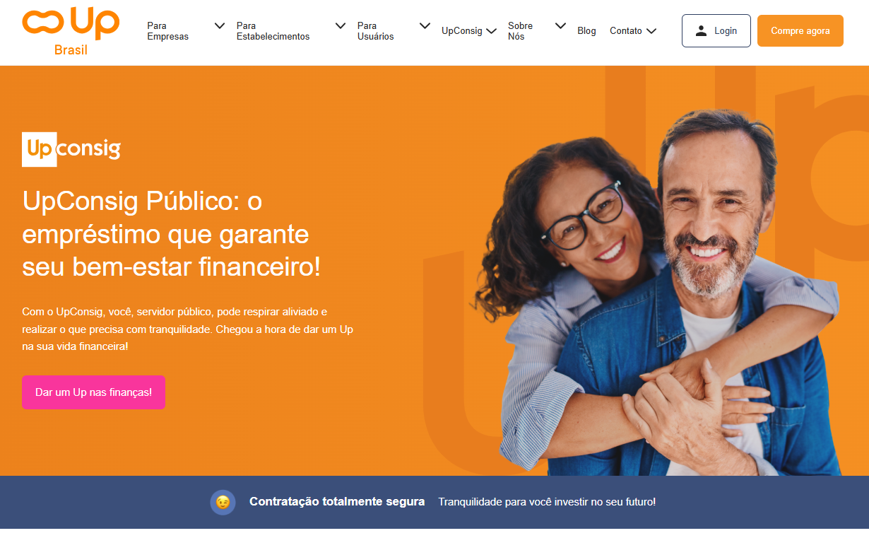 Página UPConsig no site da UP Brasil